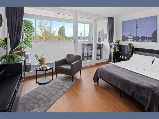 Studio zur Miete 1.160 € 1 Zimmer 32 m² Moosach München 80997