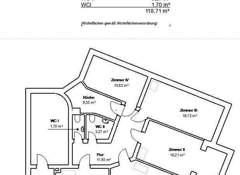 Praxisfläche zur Miete 855 € 6 Zimmer 118,7 m² Bürofläche Bautzen 02625