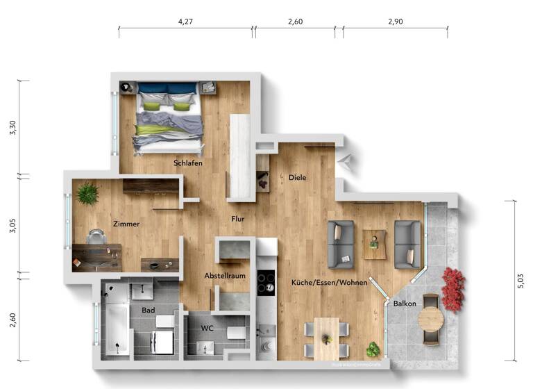 Wohnung zur Miete 1.950 € 2 Zimmer 75 m²<br/>Wohnfläche 1.<br/>Geschoss ab sofort<br/>Verfügbarkeit West Stuttgart 70178