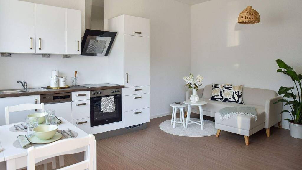 Wohnung zur Miete - Erstbezug 950 € 2 Zimmer 49,9 m² 6 Geschosse frei ab sofort Morgenleite Chemnitz 09122