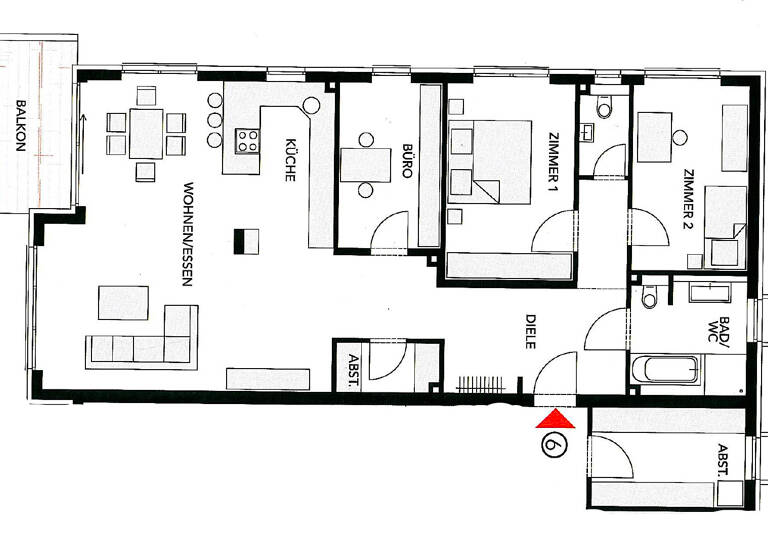 Wohnung zur Miete 1.290 € 4,5 Zimmer 120 m²<br/>Wohnfläche ab sofort<br/>Verfügbarkeit Crailsheim Crailsheim 74564