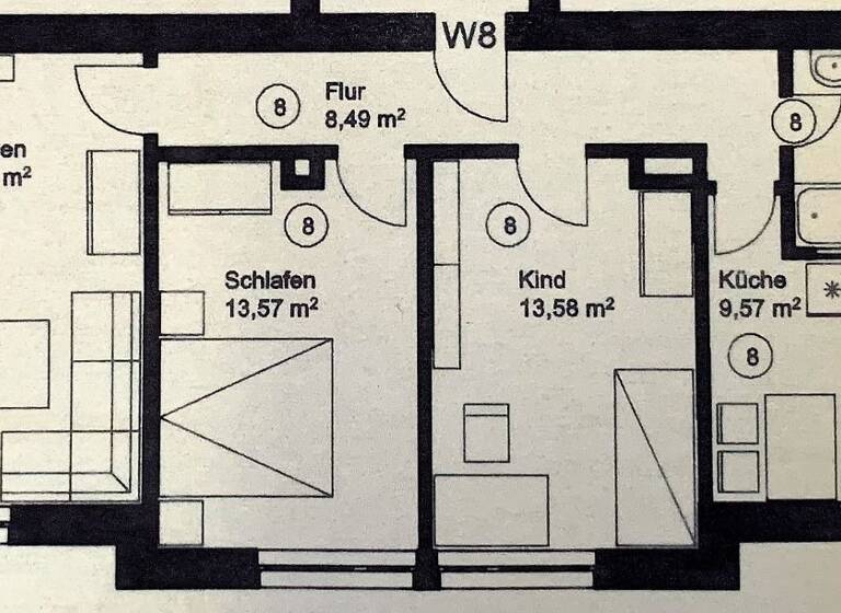 Wohnung zur Miete Wohnen auf Zeit 1.350 € 3 Zimmer 66 m²<br/>Wohnfläche ab sofort<br/>Verfügbarkeit Innenstadt Augsburg 86150