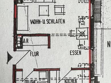 Wohnung zur Miete 500 € 1 Zimmer 43,9 m² 4. Geschoss Baden-Baden 76530