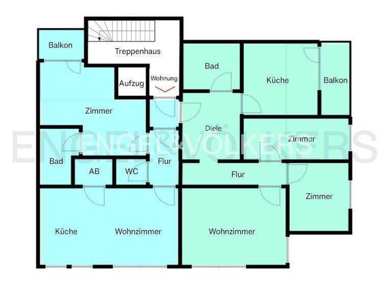 Wohnung zum Kauf 375.000 € 5 Zimmer 156 m² 1. Geschoss Moers-Mitte Moers 47441
