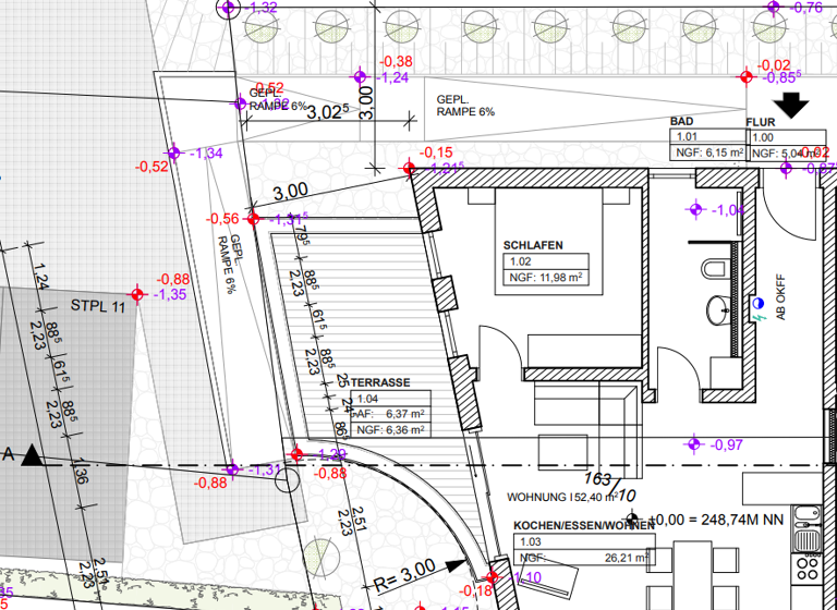 Wohnung zur Miete 650 € 2 Zimmer 57 m² 1 Geschosse frei ab 01.05.2026 Frauenberg Fulda 36039