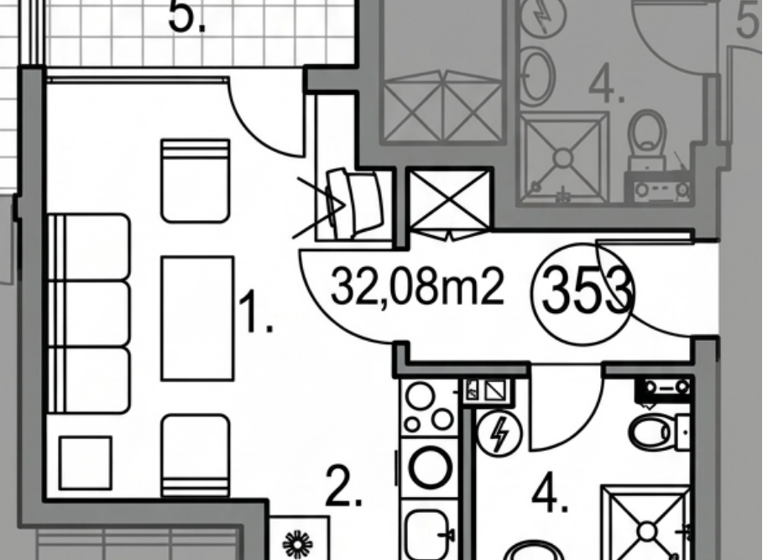 Studio zum Kauf provisionsfrei 64.900 € 1 Zimmer 32 m² 1. Geschoss Fort Noks Sunny Beach 8240