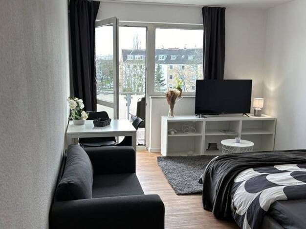 Studio zur Miete 510 € 1 Zimmer 30 m² 2. Geschoss Kuthsweg 31 Lierenfeld Düsseldorf 40231