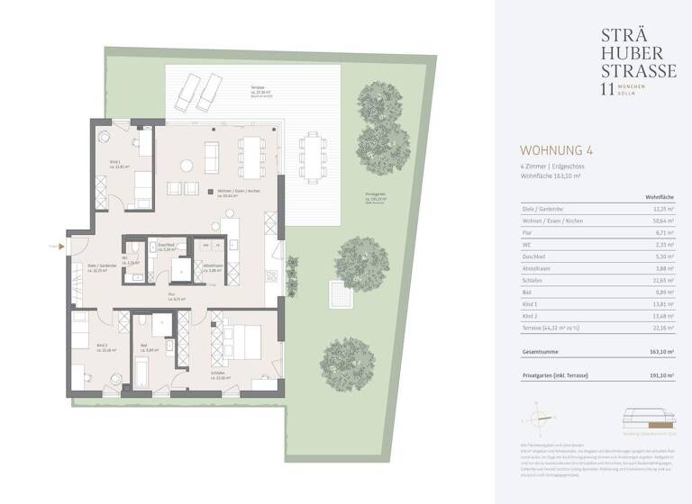 Wohnung zum Kauf - Erstbezug provisionsfrei 2.080.000 € 4 Zimmer 163,1 m² EG Thalk.Obersendl.-Forsten-Fürstenr.-Solln München 81479