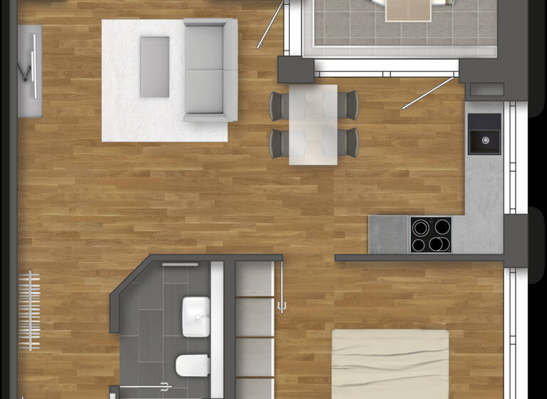 Wohnung zum Kauf 287.000 € 2 Zimmer 49,9 m² Uhingen 73066