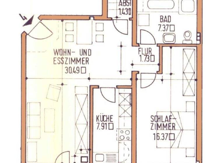 Wohnung zum Kauf 199.000 € 2 Zimmer 68,5 m² frei ab sofort Ruwer Trier 54292