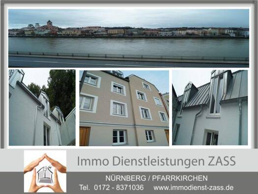 Wohnung zur Miete 690 € 2 Zimmer 54,4 m² 1. Geschoss Angerstraße 9 Altstadt Passau 94034