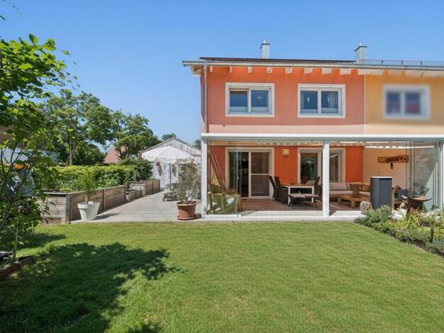 Doppelhaushälfte zum Kauf 740.000 € 4,5 Zimmer 159 m² 348 m² Grundstück Langenpreising Langenpreising 85465