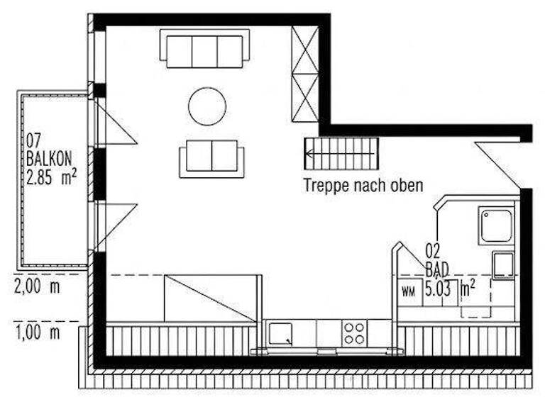 Maisonette zum Kauf 230.000 € 2 Zimmer 55 m² Geschoss 2/2 frei ab sofort Bendestorf 21227