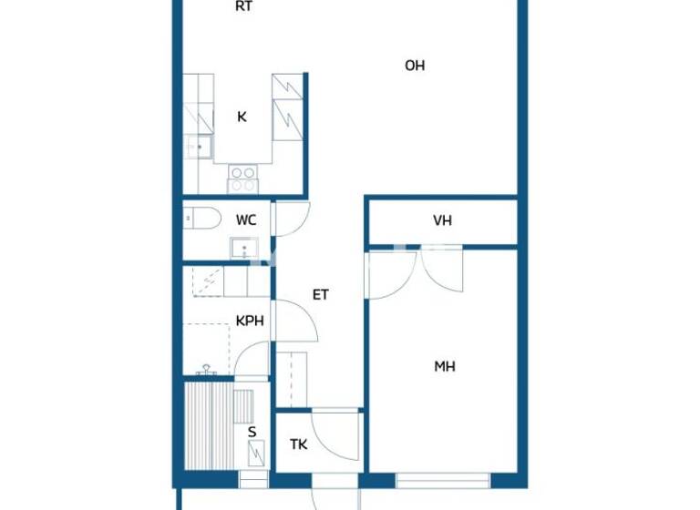 Reihenmittelhaus zum Kauf 139.000 € 2 Zimmer 60,5 m² 3.959 m² Grundstück Lassinlinnankatu 8 Tampere 33610
