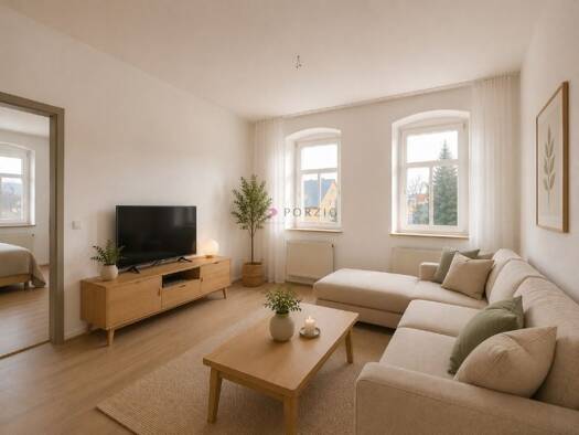 Wohnung zur Miete 429 € 3 Zimmer 78 m² Hauptstraße 21 Kändler Limbach-Oberfrohna 09212
