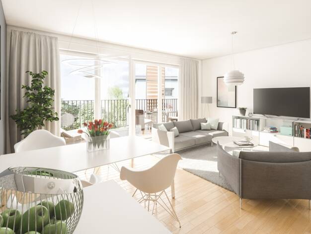 Wohnung zum Kauf - Neubau provisionsfrei 431.050 € 3 Zimmer 85,2 m² Vöhrenbacher Straße 49 Villingen Villingen-Schwenningen 78050