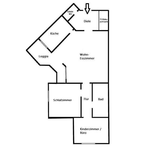 Wohnung zur Miete 700 € 3 Zimmer 94 m²<br/>Wohnfläche ab sofort<br/>Verfügbarkeit Kurt-Schumacher-Straße Frankenforst Bergisch Gladbach 51427