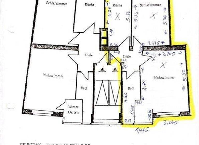 Wohnung zum Kauf 299.000 € 2 Zimmer 60 m² 1. Geschoss Steglitz Berlin 12167