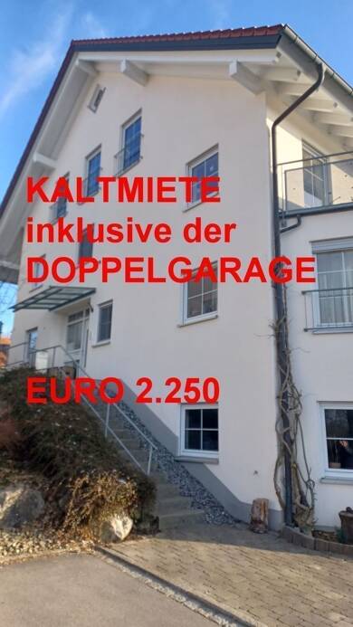 Doppelhaushälfte zur Miete 2.110 € 6,5 Zimmer 185 m² 300 m² Grundstück Keplerweg Wangen Wangen im Allgäu 88239