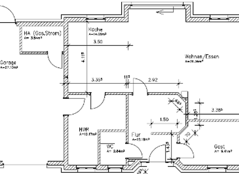 Einfamilienhaus zur Miete 1.950 € 6 Zimmer 145 m² 616 m² Grundstück frei ab sofort Brackstedt Wolfsburg 38448