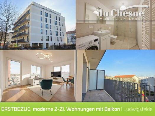 Wohnung zur Miete 848 € 2 Zimmer 60,5 m² frei ab sofort Ludwigsfelde 14974