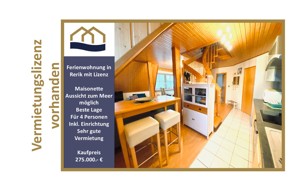 Wohnung zum Kauf 275.000 € 3 Zimmer 52,9 m²<br/>Wohnfläche Leuchtturmstraße 13 Rerik Rerik 18230