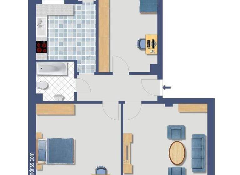 Wohnung zum Kauf provisionsfrei 225.000 € 3 Zimmer 81 m² 1. Geschoss Theodor-Pyls-Straße 12 Stoppenberg Essen 45141