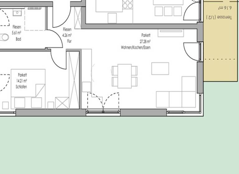 Wohnung zum Kauf - Erstbezug provisionsfrei 374.351 € 2 Zimmer 55,7 m² EG KfW 40, Fauststr. 28 Spitalhof Ingolstadt 85051