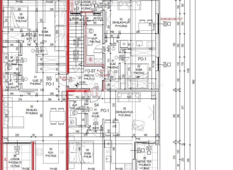 Wohnung zum Kauf 163.500 € 3 Zimmer 64 m² 1. Geschoss Barban
