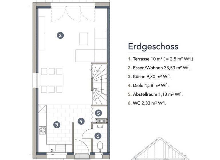 Doppelhaushälfte zum Kauf - Erstbezug provisionsfrei 669.000 € 6 Zimmer 134,4 m² 240 m² Grundstück Vogelsang Neuss 41462