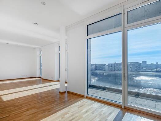 Wohnung zur Miete 3.200 € 2 Zimmer 122 m² 6. Geschoss Hilda-Geiringer-Weg 8 Moabit Berlin 10557