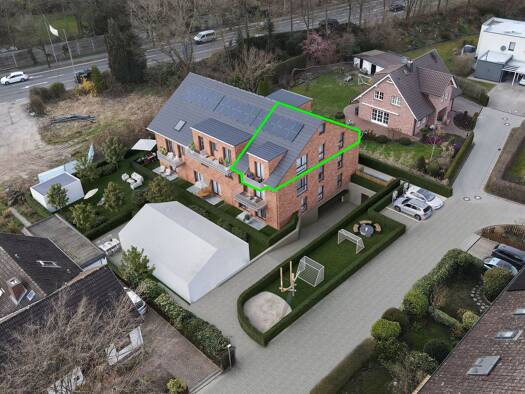 Terrassenwohnung zum Kauf - Erstbezug provisionsfrei 425.000 € 3 Zimmer 68,7 m² 3. Geschoss Halstenbek 25469