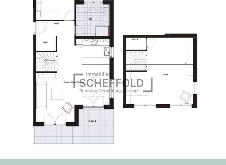 Wohnung zum Kauf - Erstbezug provisionsfrei 576.900 € 3,5 Zimmer 117,2 m² 3. Geschoss Edith-Stein-Straße 20 Laupheim 88471