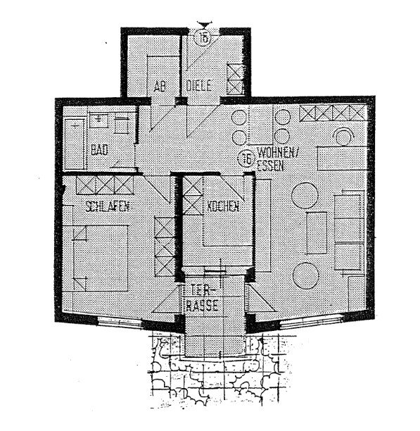 Wohnung zur Miete 680 € 2 Zimmer 64,1 m²<br/>Wohnfläche EG<br/>Geschoss 15.12.2024<br/>Verfügbarkeit Volkspark Reutlingen 72762