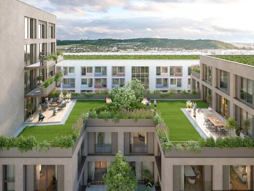 Wohnung zum Kauf - Erstbezug 906.934 € 4,5 Zimmer 121,1 m² 2. Geschoss Kaarstraße 11 und 13 Urfahr Linz 4040