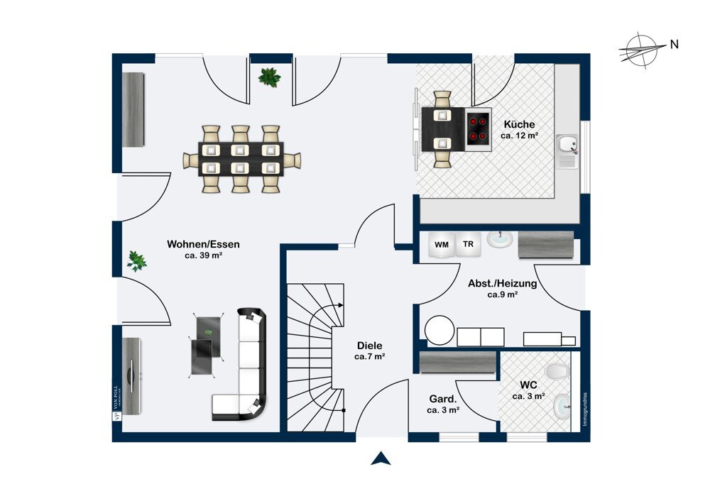 Einfamilienhaus zum Kauf provisionsfrei 579.000 € 4 Zimmer 132 m²<br/>Wohnfläche 507 m²<br/>Grundstück ab sofort<br/>Verfügbarkeit Übriges Stade Stade / Hohenwedel 21682