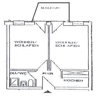 Wohnung zur Miete 330 € 2 Zimmer 36 m²<br/>Wohnfläche 28.02.2025<br/>Verfügbarkeit Ilmenau Ilmenau 98693