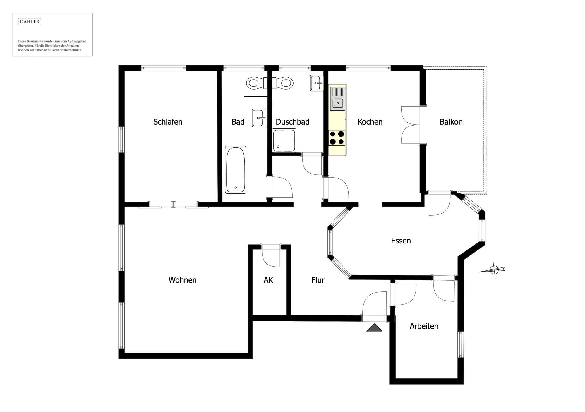 Wohnung zum Kauf 830.000 € 3 Zimmer 107,1 m²<br/>Wohnfläche 2.<br/>Geschoss Südliche Innenstadt Potsdam 14473