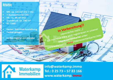Reihenmittelhaus zum Kauf 299.997 € 4 Zimmer 143 m² 280 m² Grundstück Nordwalde 48356