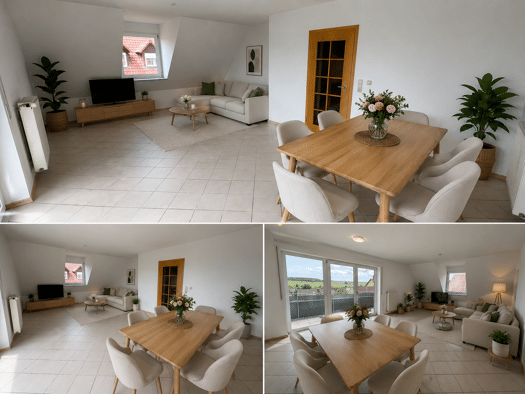 Maisonette zur Miete 1.200 € 5 Zimmer 144 m² Geschoss 2/3 frei ab sofort Rieden Hausen b. Würzburg 97262