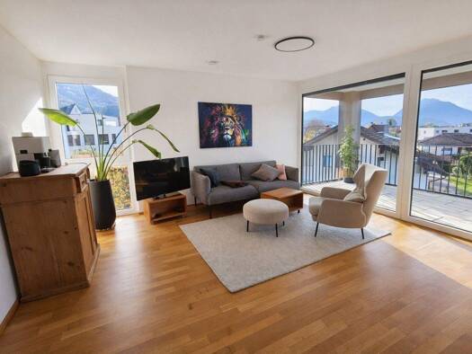 Wohnung zur Miete 1.100 € 3 Zimmer 77,2 m² 1. Geschoss frei ab sofort Torkelweg 7 Röthis 6832