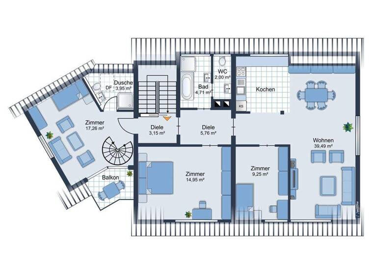 Wohnung zum Kauf 450.000 € 5 Zimmer 123 m² Langenrain Allensbach 78476