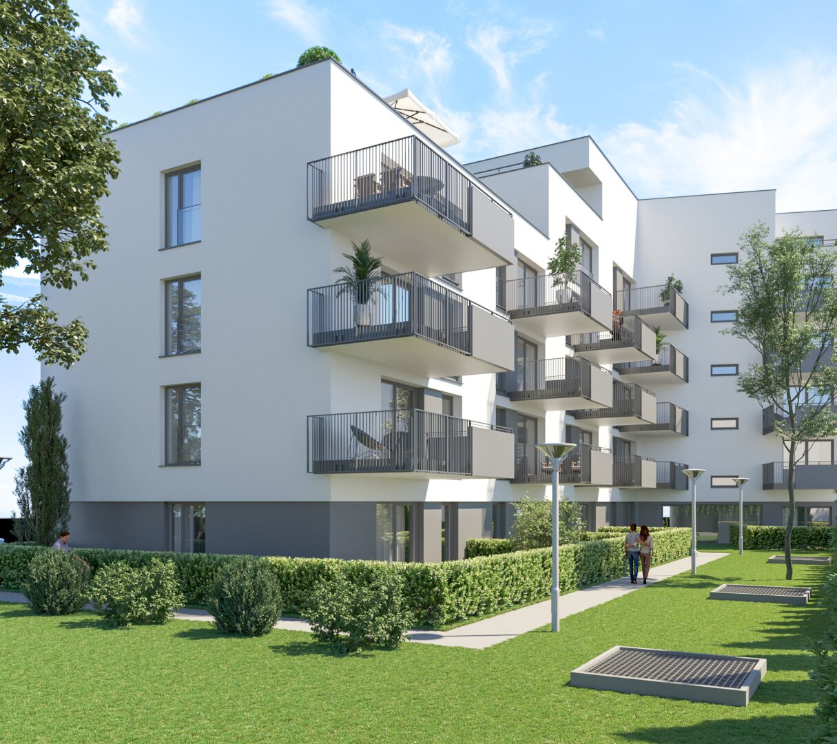 Wohnung zum Kauf provisionsfrei 296.000 € 3 Zimmer 69,3 m²<br/>Wohnfläche EG<br/>Geschoss Grabenhof Wels 4600