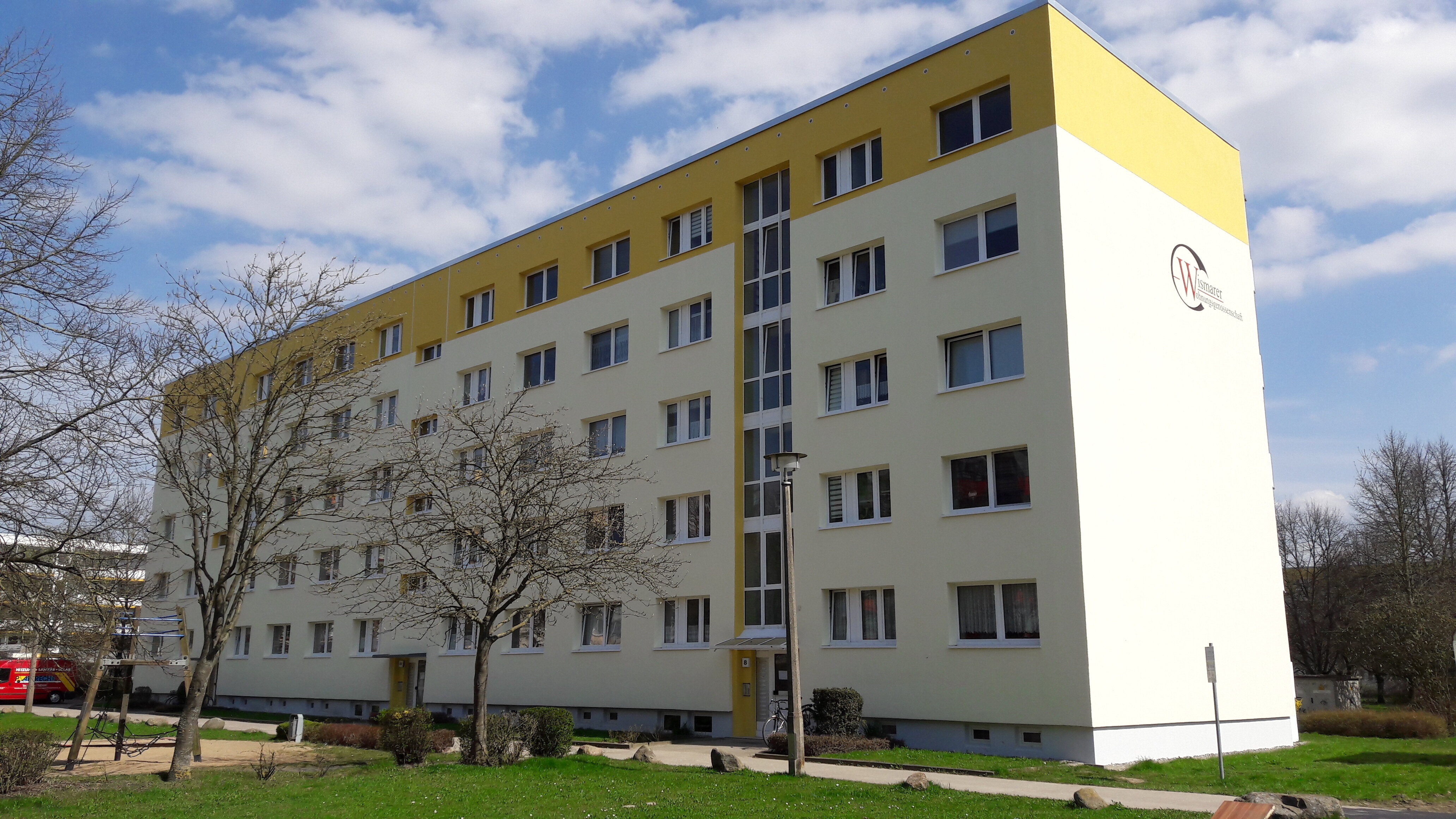 Wohnung zur Miete 481 € 3 Zimmer 65,9 m²<br/>Wohnfläche EG<br/>Geschoss Willi-Bredel-Weg 10 Friedenshof Wismar 23966