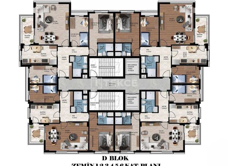 Wohnung zum Kauf 159.000 € 3 Zimmer 107 m² EG Antalya 07080