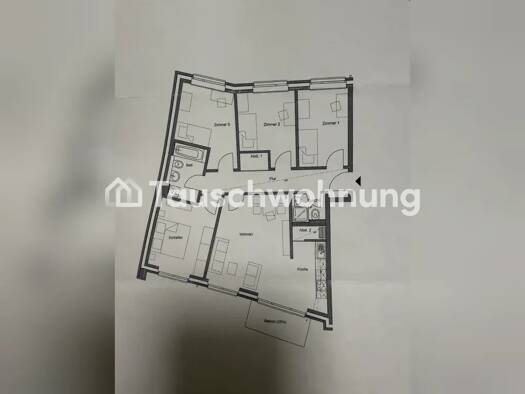 Wohnung zur Miete Tauschwohnung 1.126 € 5 Zimmer 103 m² 1. Geschoss Niendorf Eimsbüttel 22523