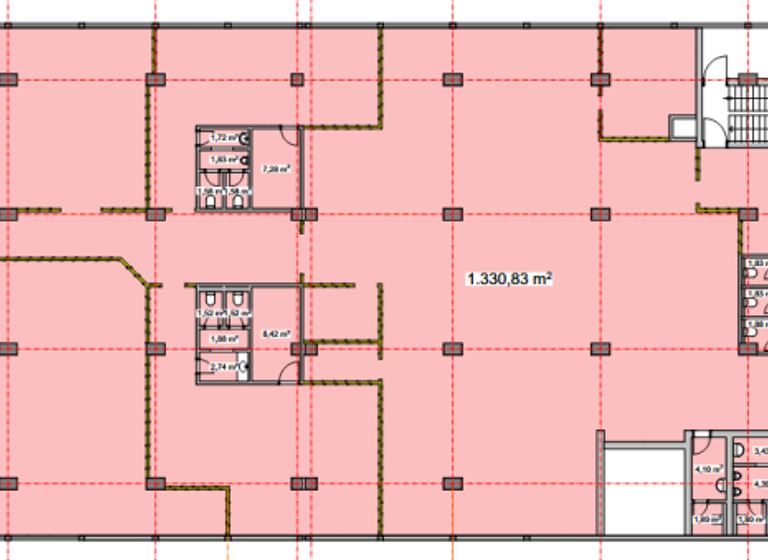 Bürofläche zur Miete provisionsfrei 7,50 € 1.409 m² Bürofläche teilbar ab 1.409 m² Innenstadt Bochum 44793