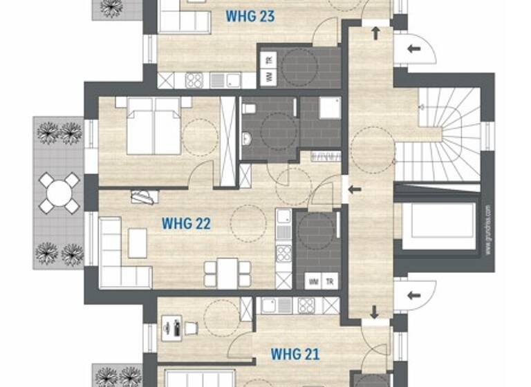 Wohnung zum Kauf - Erstbezug 199.000 € 2 Zimmer 54,8 m² 1. Geschoss Wehm Werlte 49757