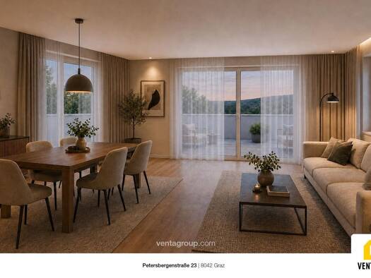 Penthouse zum Kauf - Erstbezug 1.989.000 € 236 m² EG Petersbergenstraße Sankt Peter Graz 8042