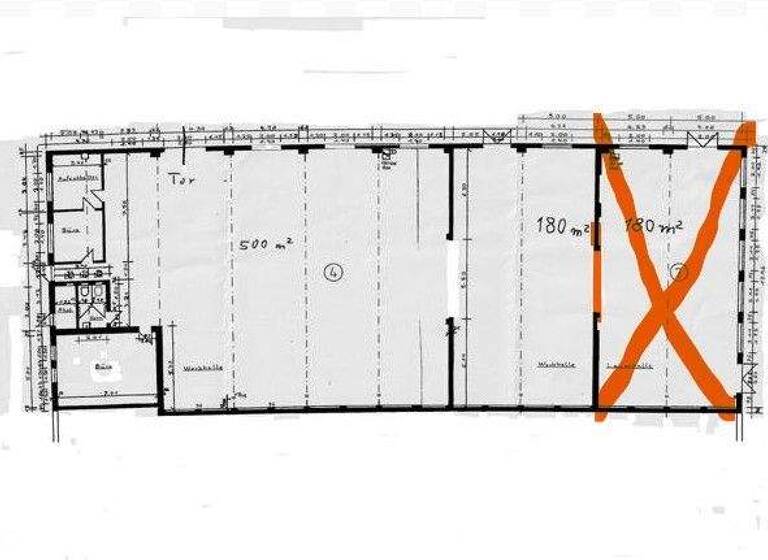 Lagerhalle zur Miete 5,50 € 680 m² Lagerfläche teilbar von 500 m² bis 680 m² Pinneberg 25421